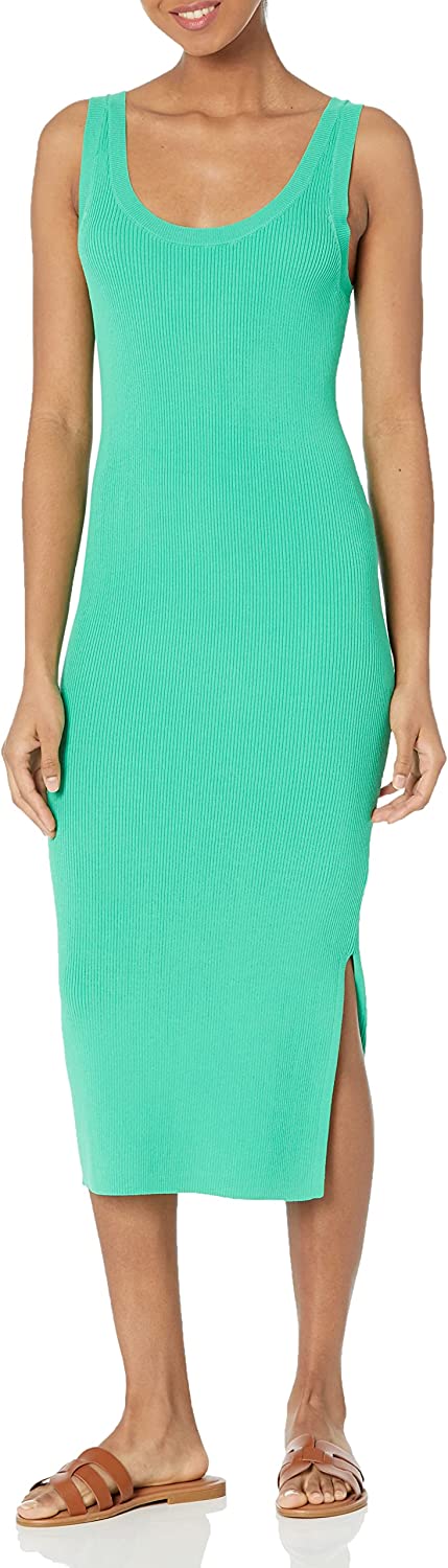 230816040722027_1 The Drop Women's Yasmin Rib Midi Sweater Tank Dress - Image 1